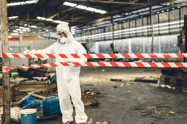 Professional Biohazard technician working in New Hyde Park, NY